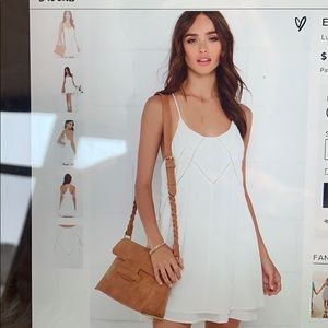 Lulus Easy Honey Ivory Slip Dress